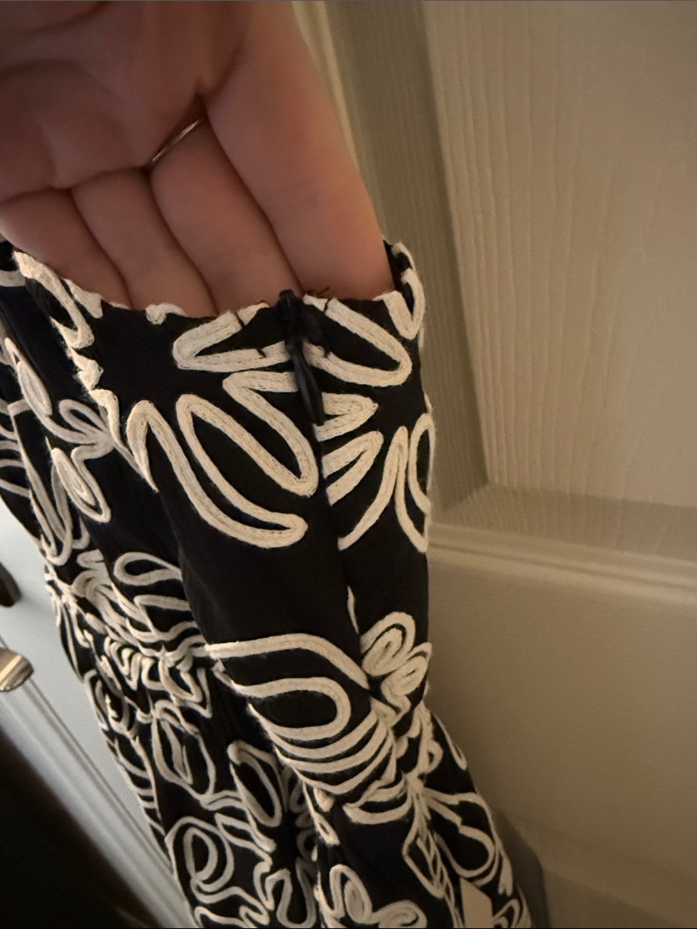 bohme Black and White Floral Midi Dress - Picture 2 of 6